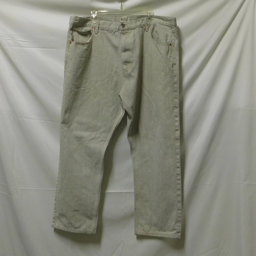 Member's Property Raw Denim Grey Jeans